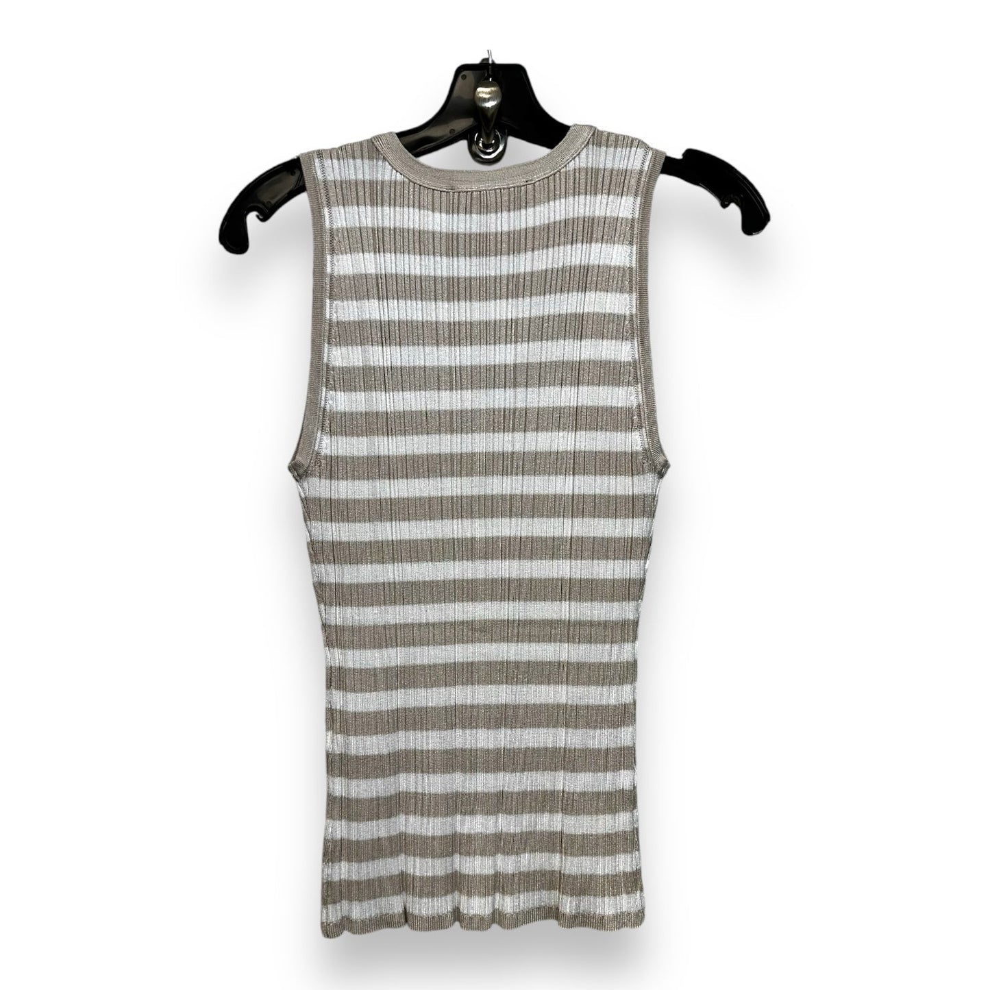 Top Short Sleeve By White House Black Market In Striped, Size: M