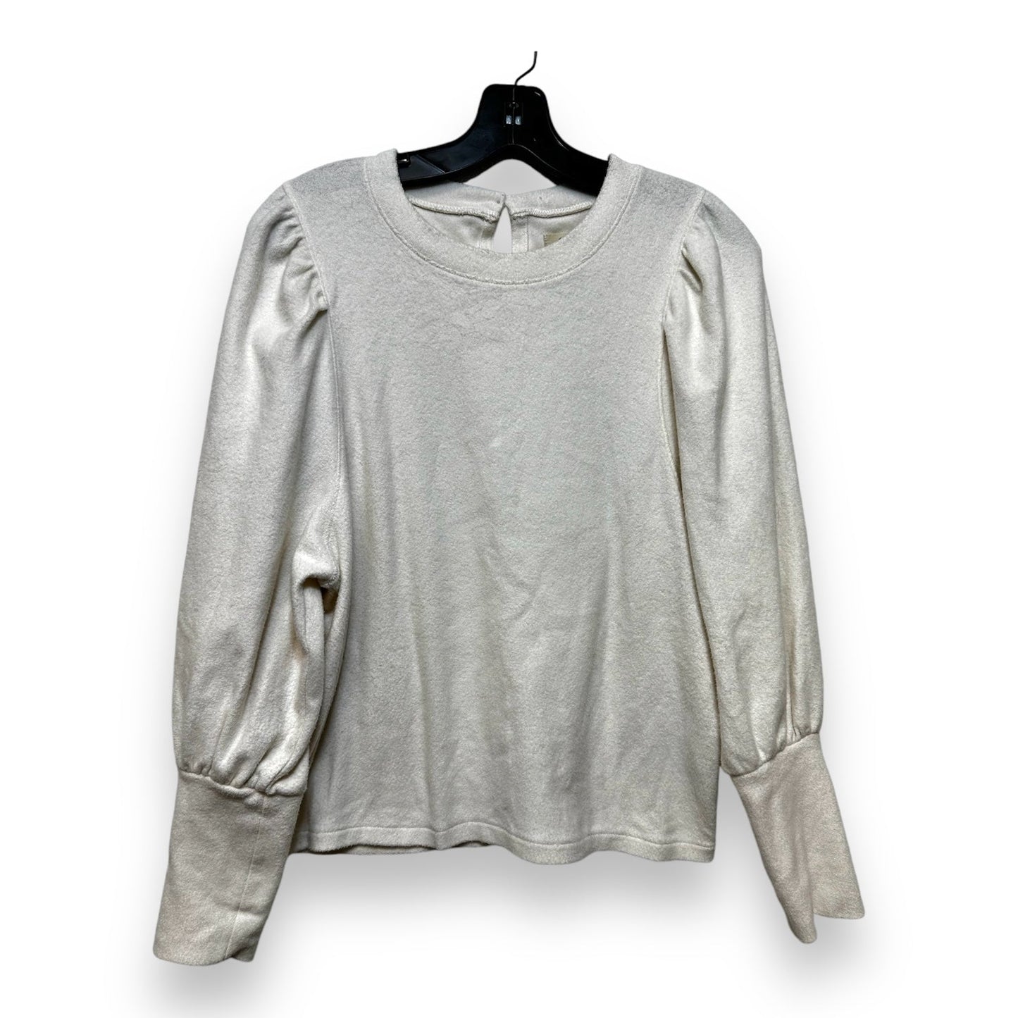 Top Long Sleeve Basic By Madewell In White, Size: M