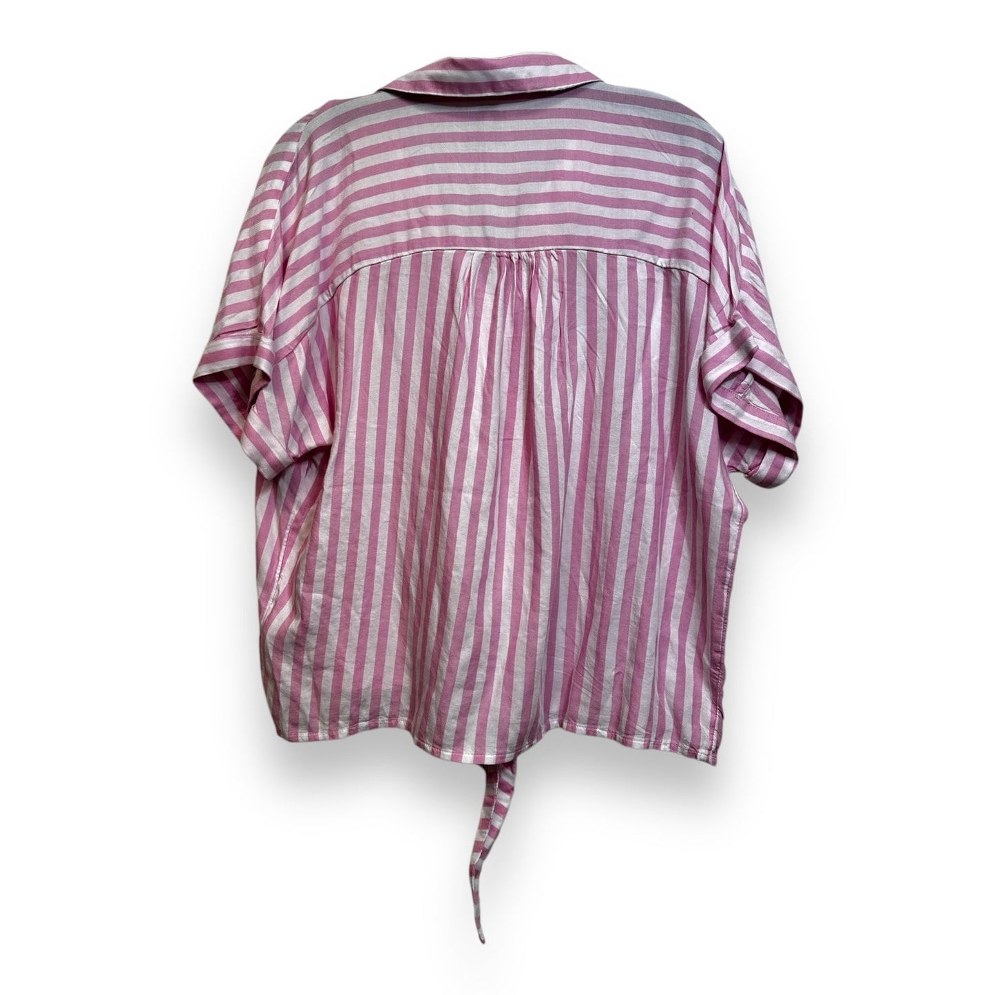 Top Short Sleeve Basic By Beachlunchlounge In Striped Pattern, Size: L