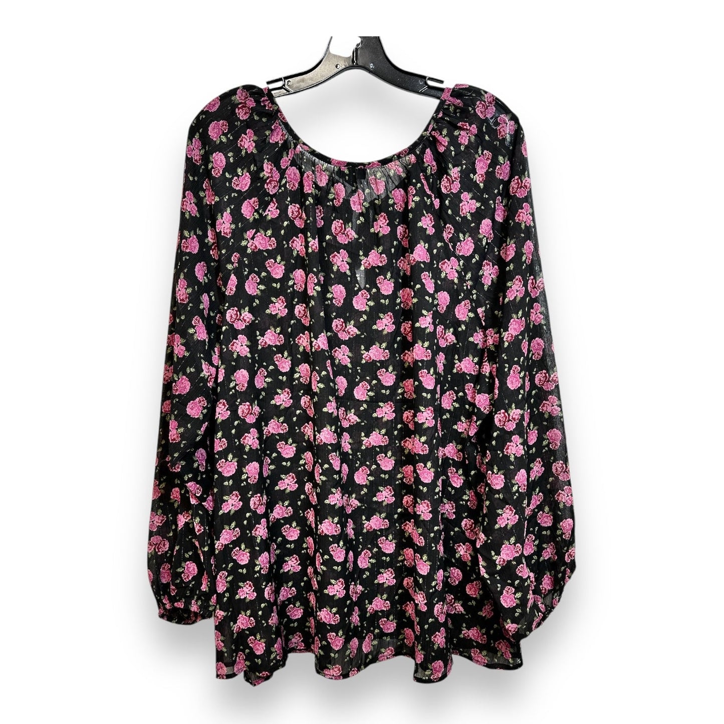 Top Long Sleeve By Torrid In Floral Print, Size: 3x