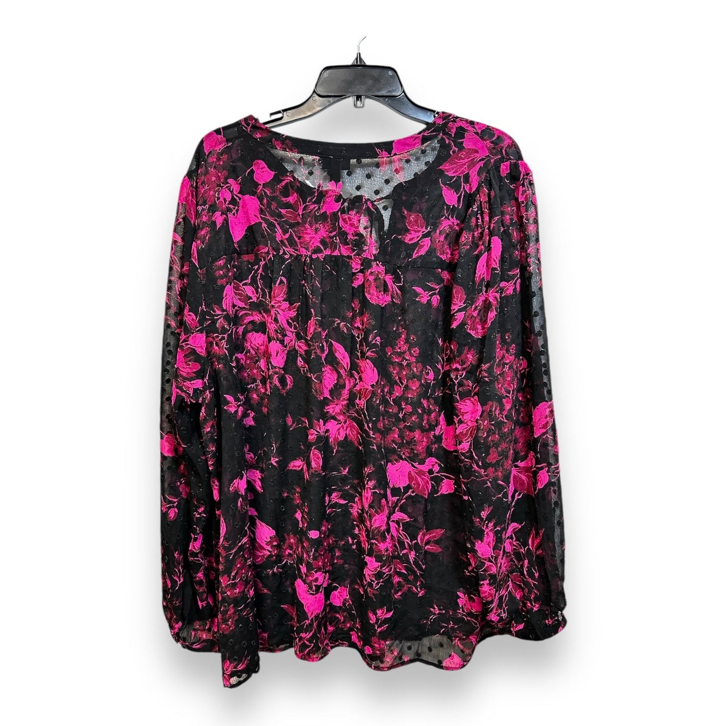 Top Long Sleeve By Torrid In Floral Print, Size: 3x