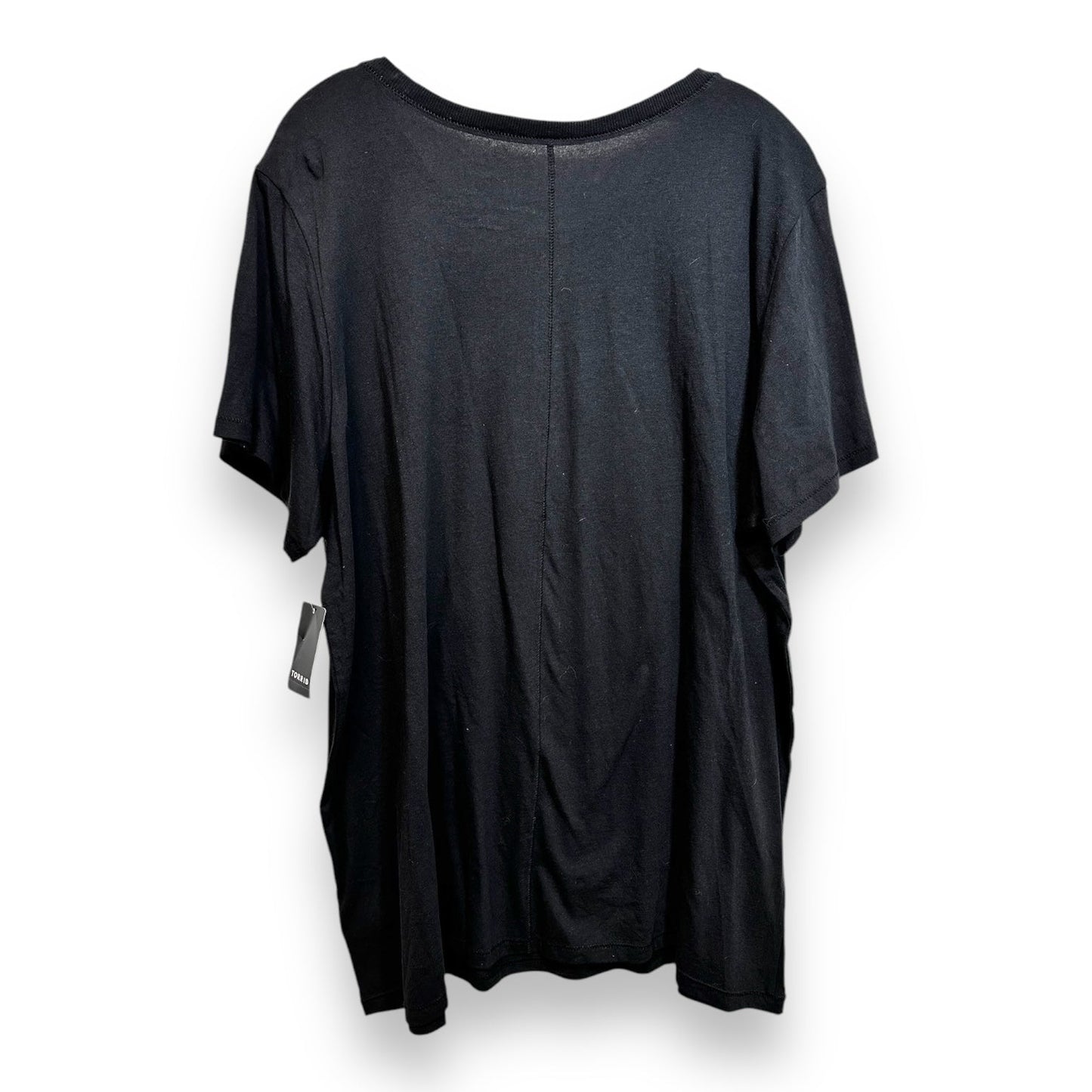 Top Short Sleeve Basic By Torrid In Black, Size: 2