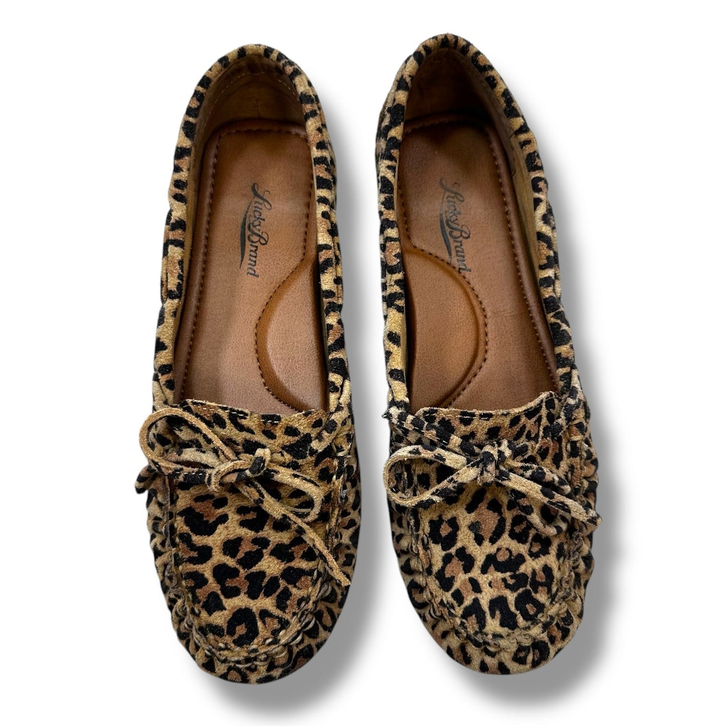 Shoes Flats By Lucky Brand In Leopard Print, Size: 8