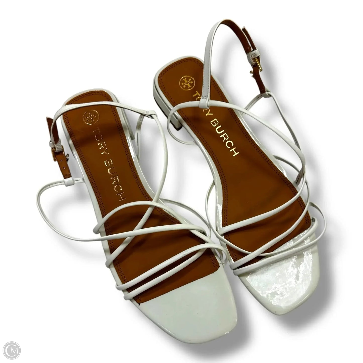 Sandals Designer By Tory Burch In White, Size: 9