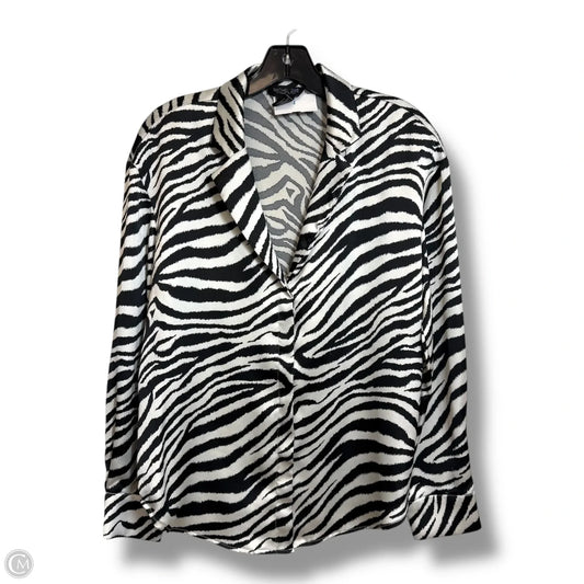 Top Long Sleeve By Rachel Zoe In Animal Print, Size: M