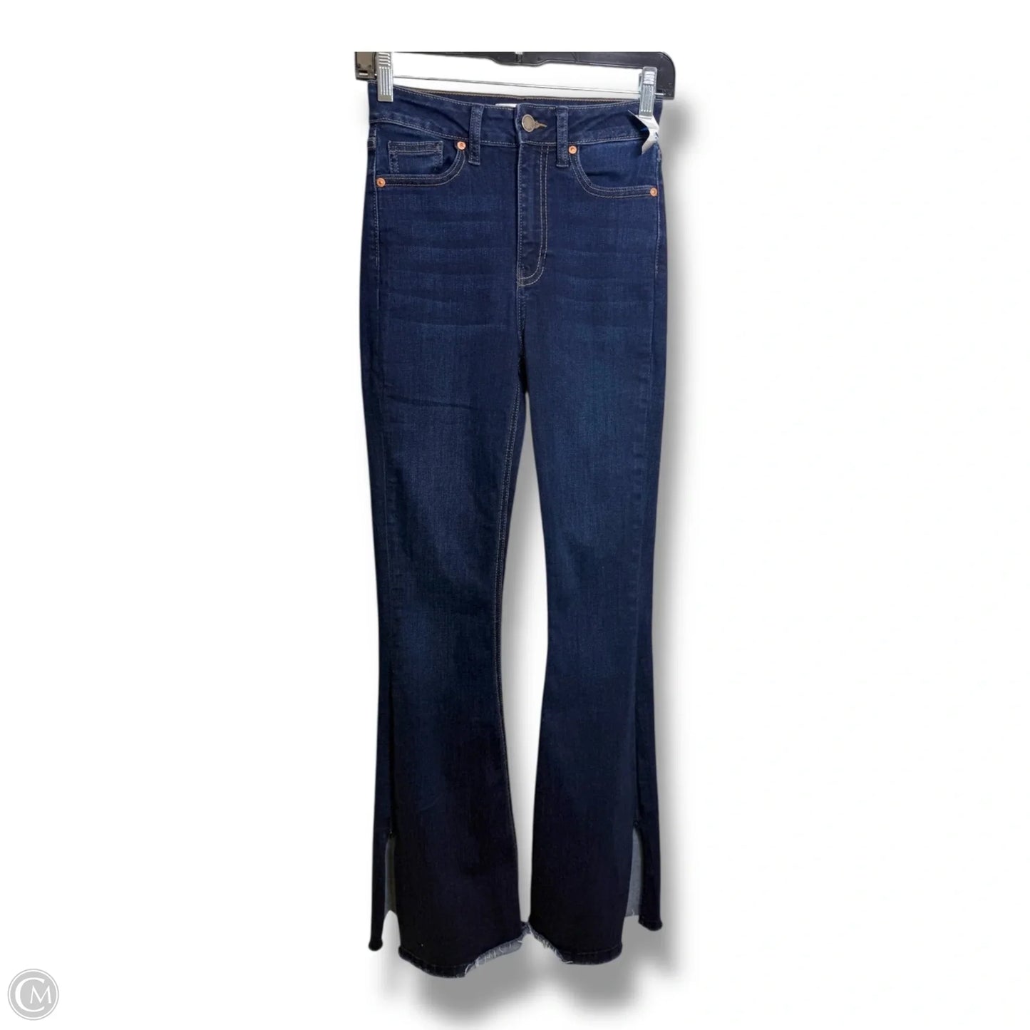 Jeans Flared By Clothes Mentor In Blue Denim, Size: 6