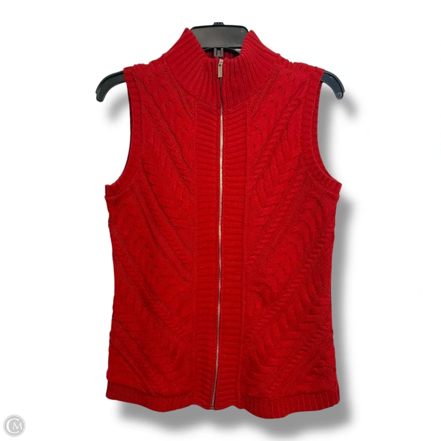 Vest Other By Liz Claiborne In Red, Size: S