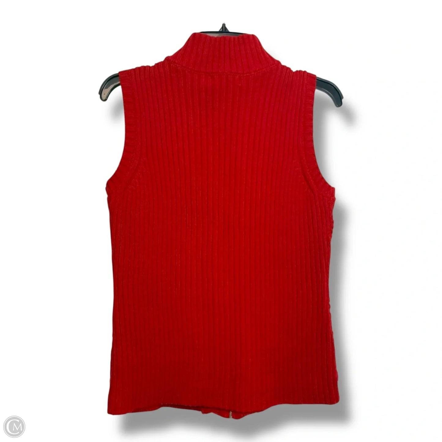 Vest Other By Liz Claiborne In Red, Size: S