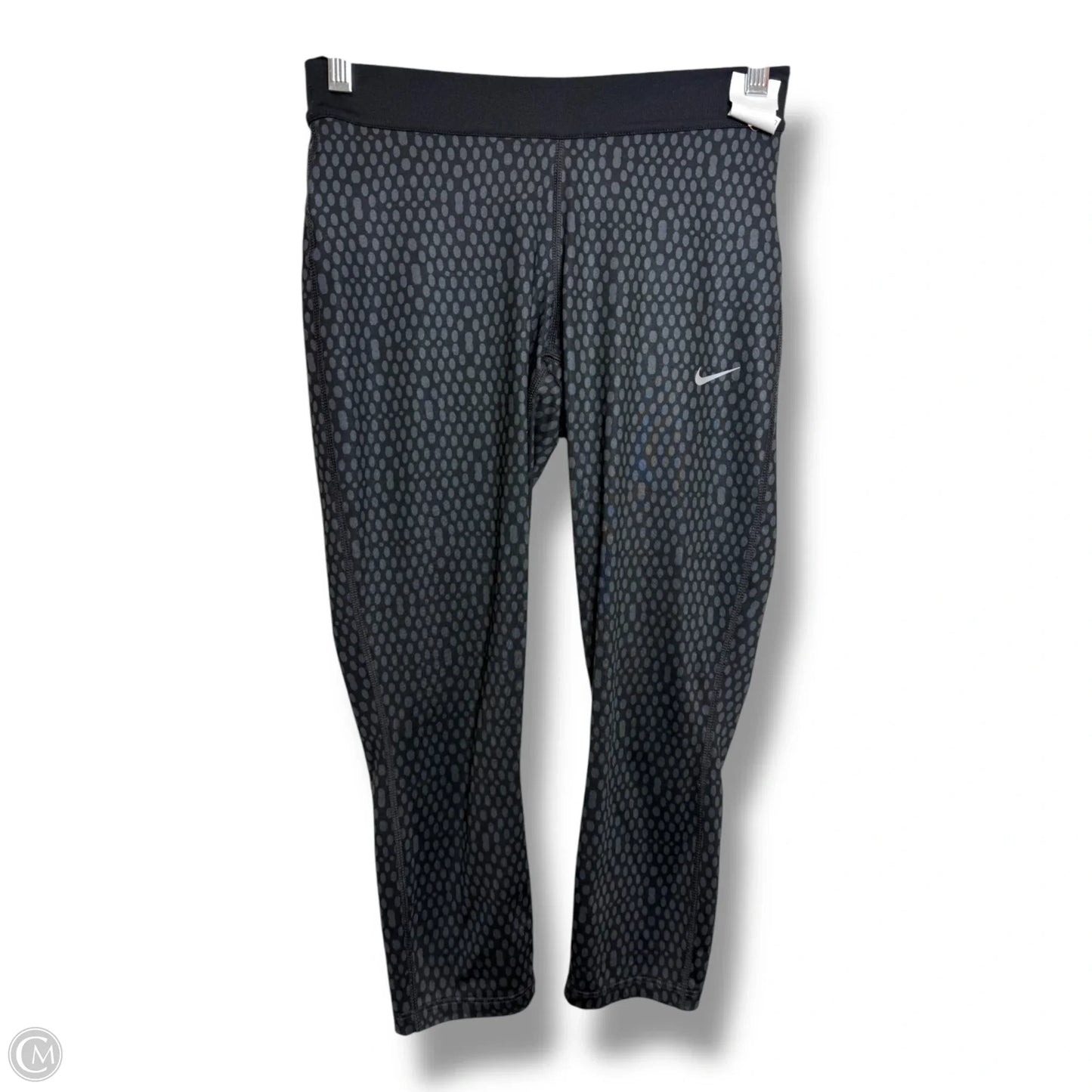Cropped Athletic Leggings By Nike In Black, Size: S