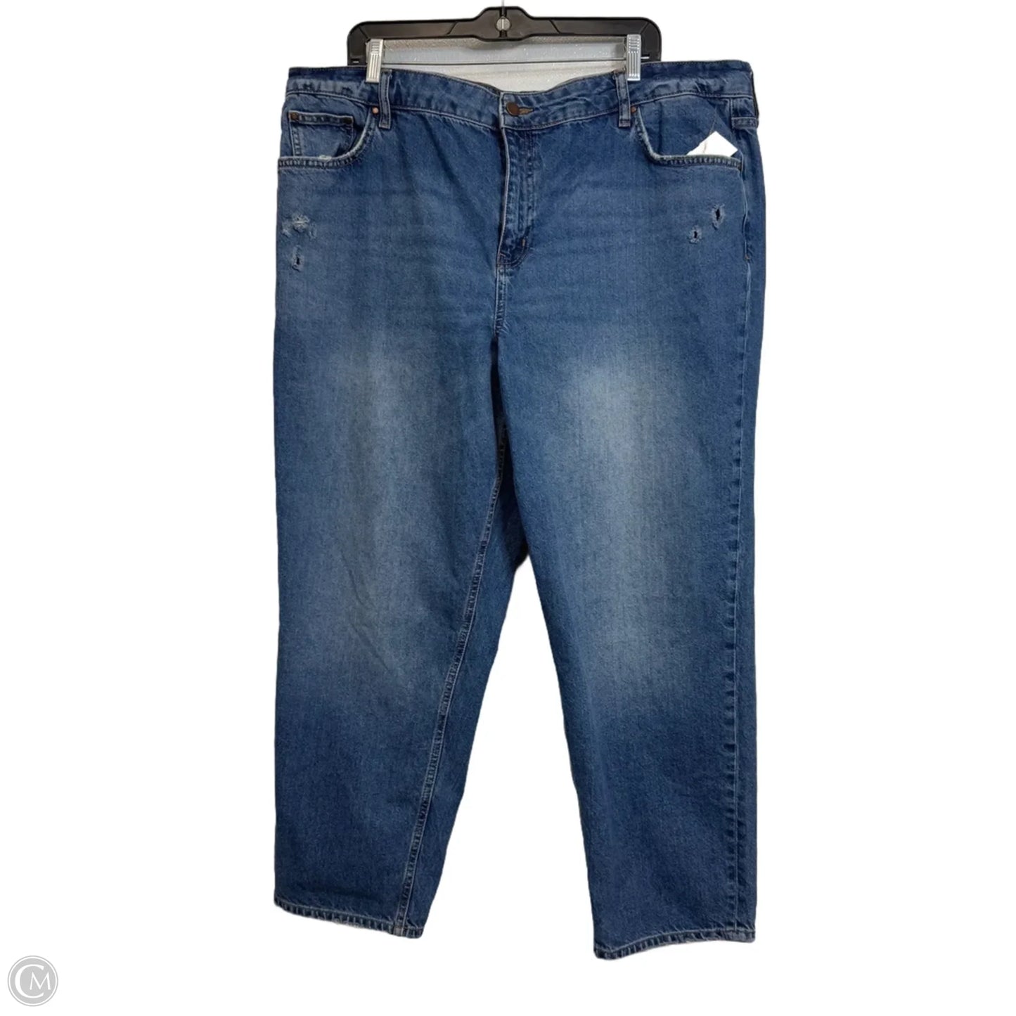 Jeans Straight By Boden In Blue Denim, Size: 16