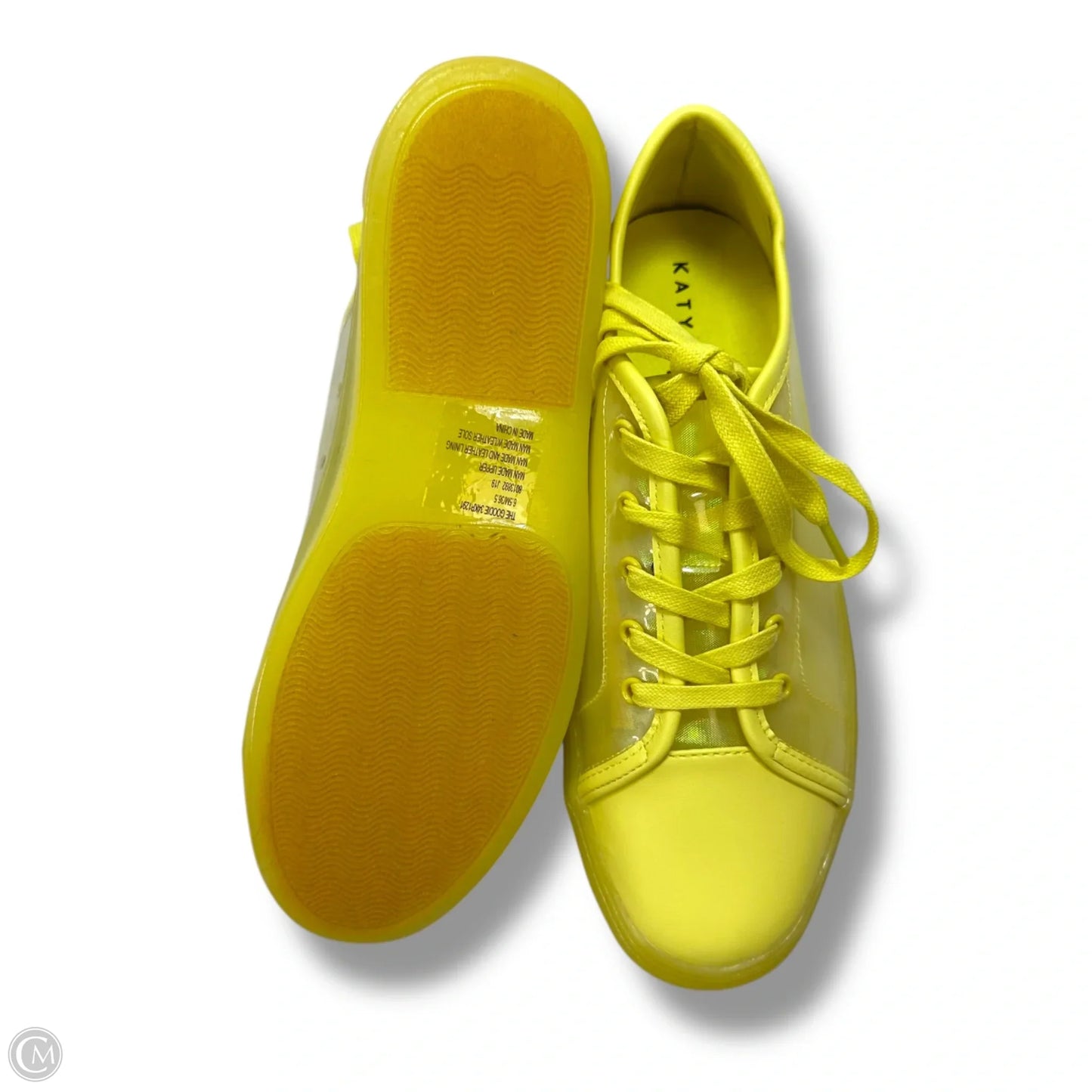 Shoes Sneakers By Katy Perry In Yellow, Size: 6.5