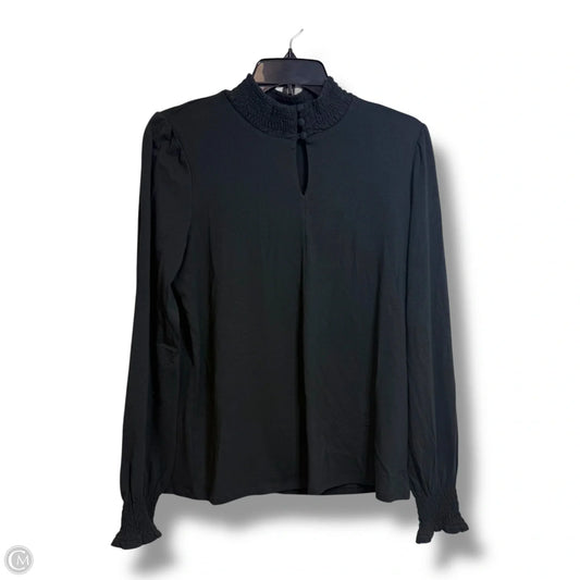 Top Long Sleeve By J. Jill In Black, Size: S