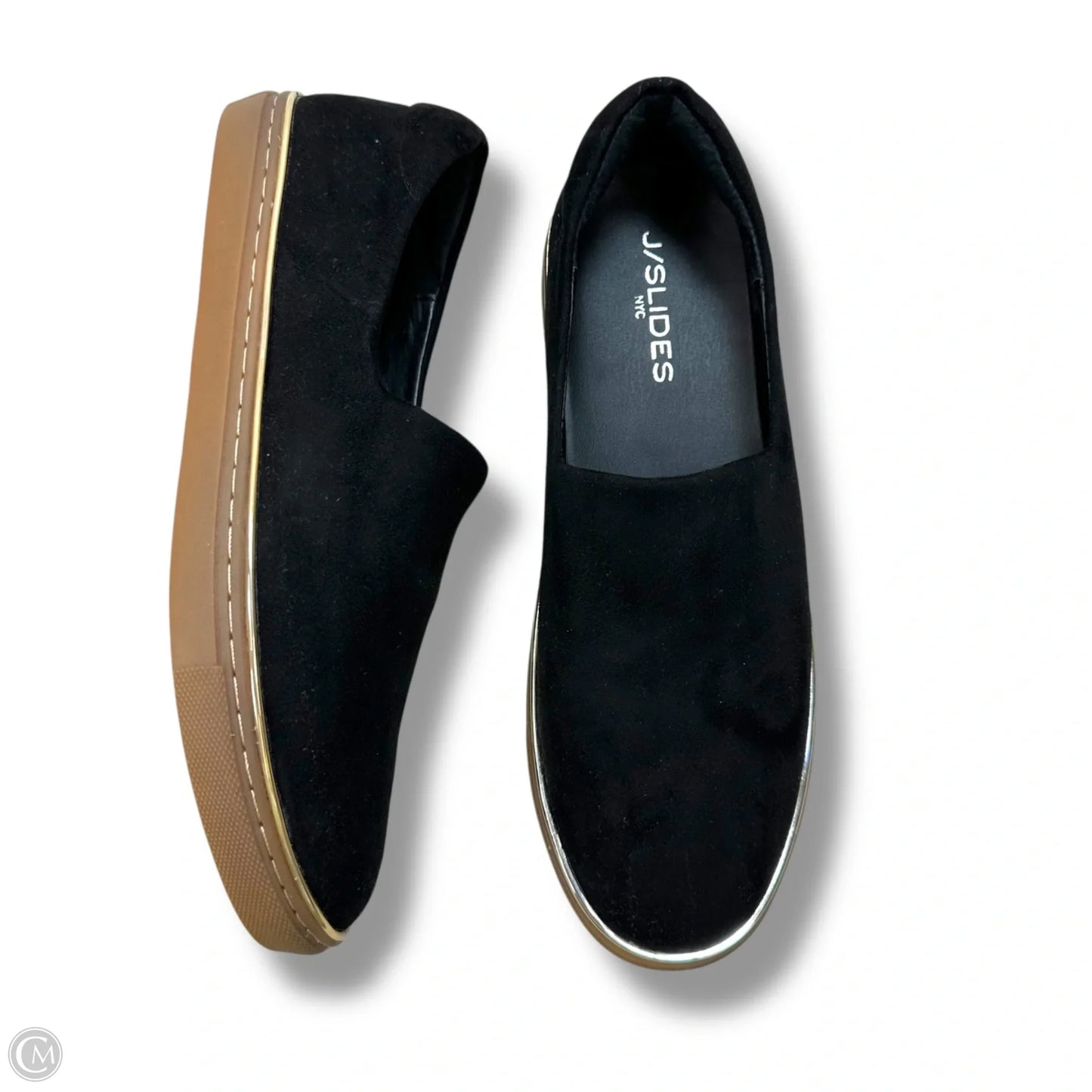 Shoes Flats By J Slides In Black, Size: 8.5