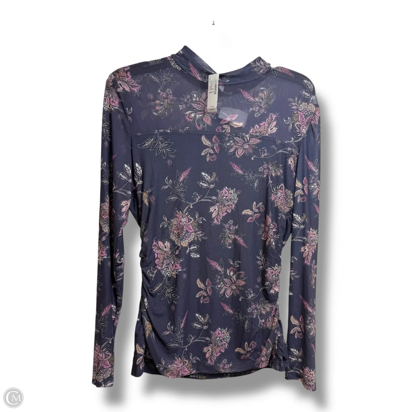 Top Long Sleeve By Maurices In Floral Print, Size: M