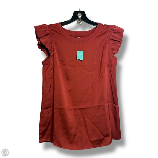 Top Sleeveless Basic By Maurices In Copper, Size: M