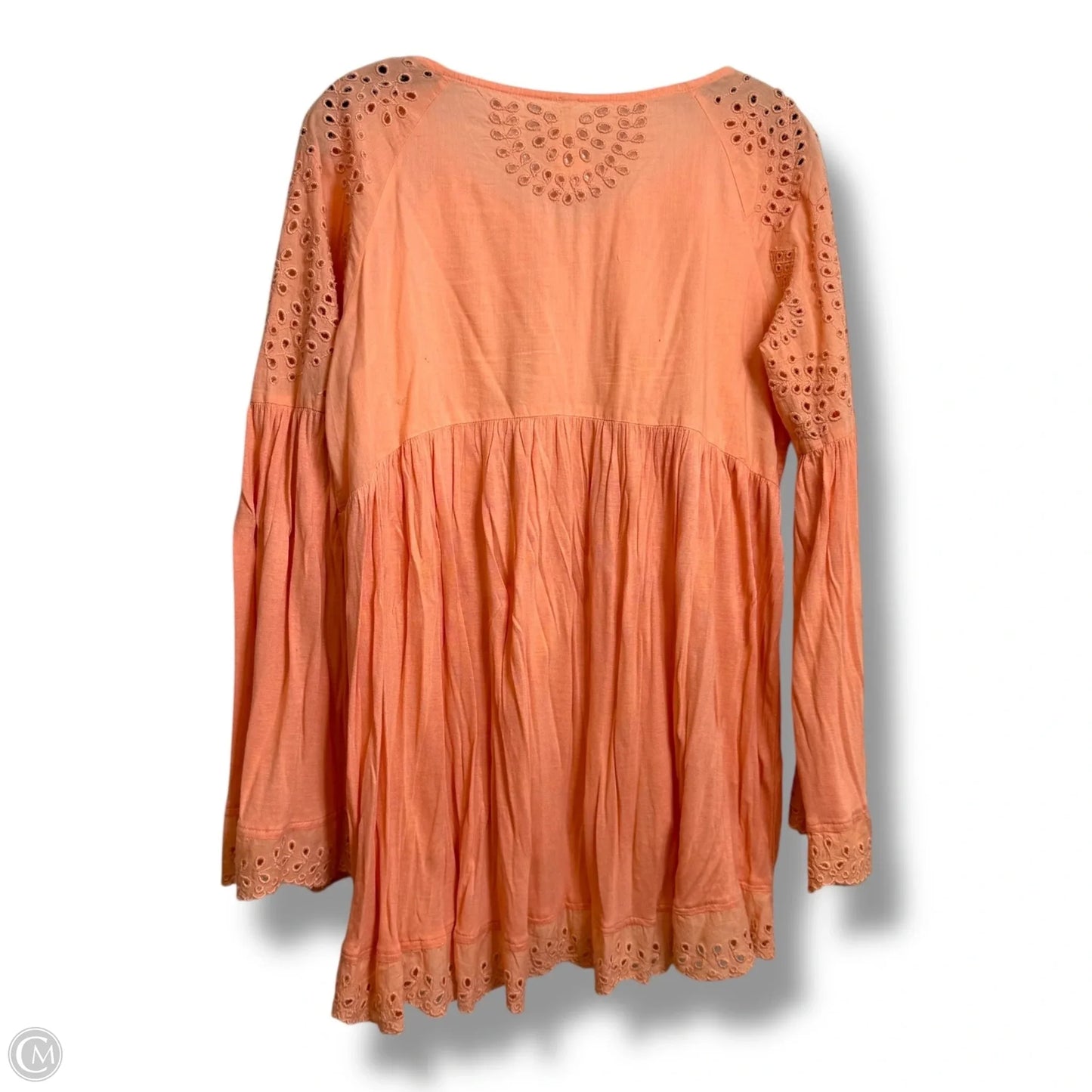 Top Long Sleeve By Free People In Orange, Size: S