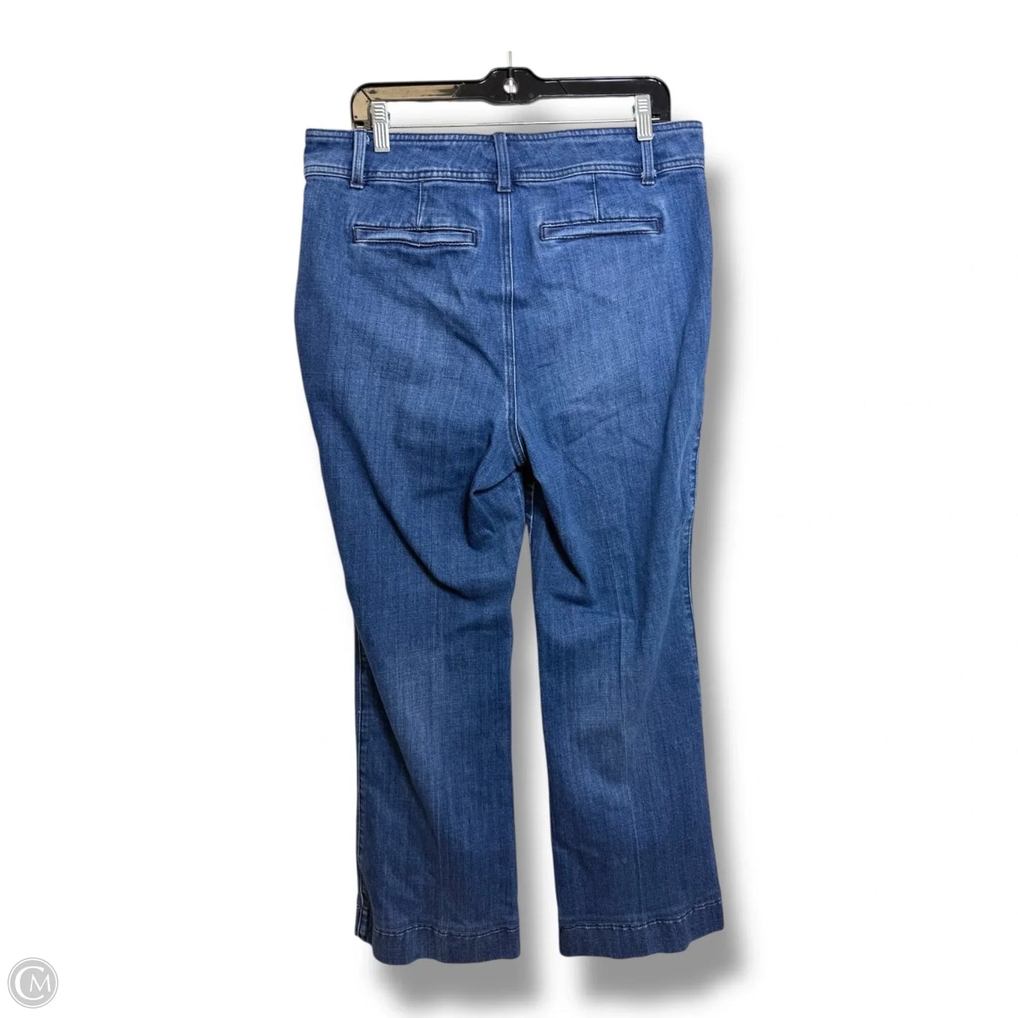 Jeans Wide Leg By Talbots In Blue Denim, Size: 12