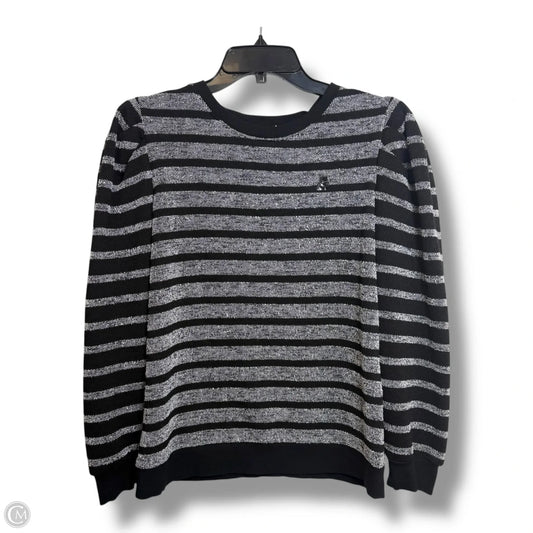 Top Long Sleeve Designer By Karl Lagerfeld In Black, Size: Xs