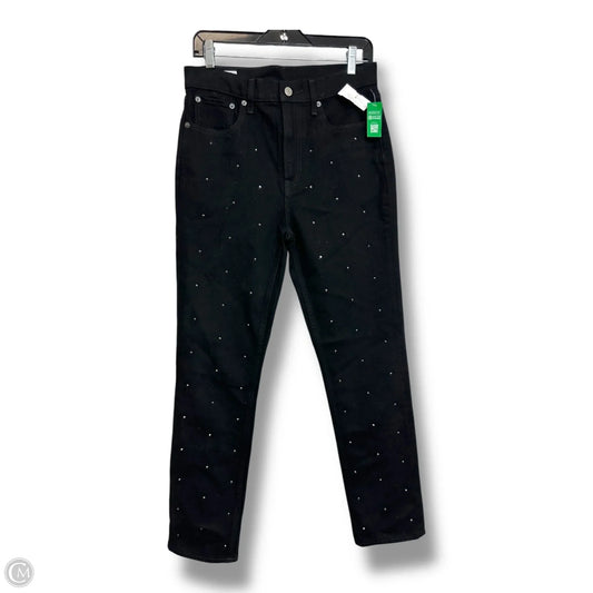 Jeans cheeky Straight high rise By Gap In Black, Size: 6