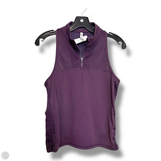 Athletic Top Short Sleeve By Athleta In Purple, Size: S