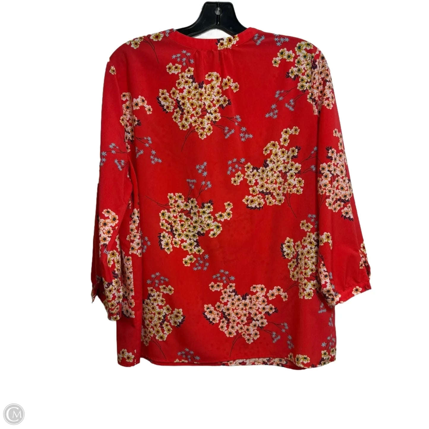 Top Long Sleeve By Eliane Rose In Orange, Size: L