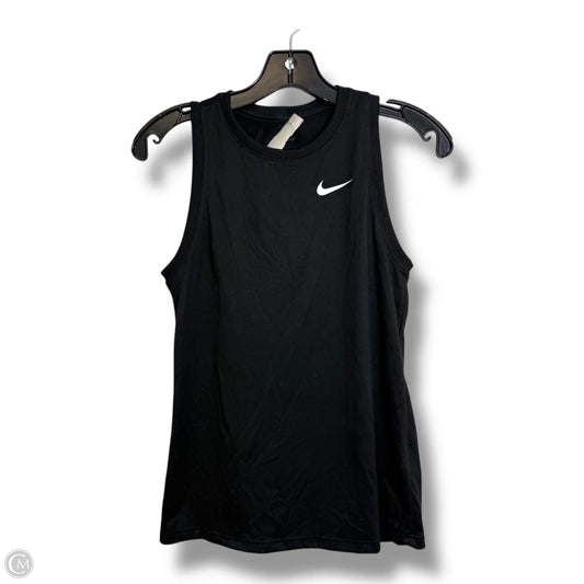 Athletic Tank Top By Nike In Black, Size: Xs