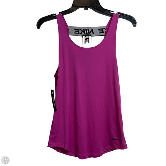 Athletic Tank Top By Nike In Pink, Size: Xs