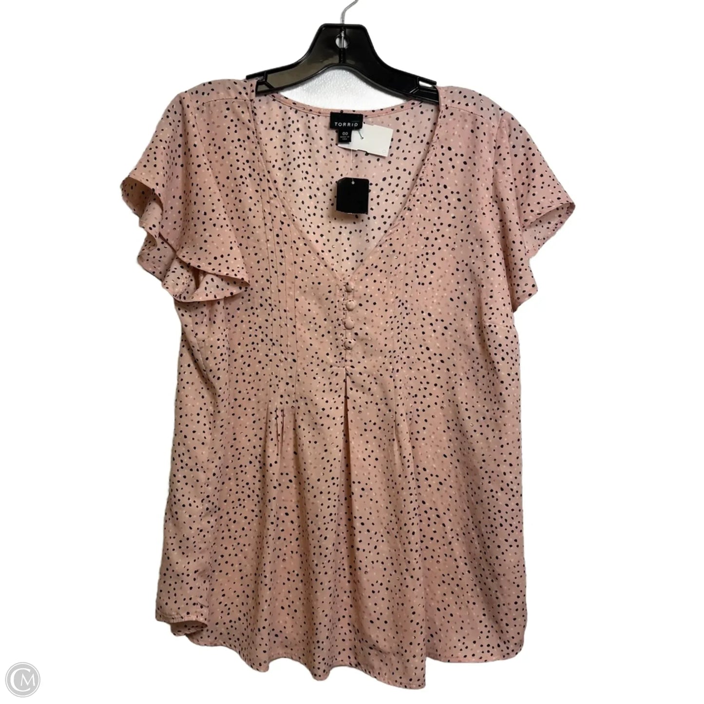 Top Sleeveless By Torrid In Plaid Pattern, Size: M