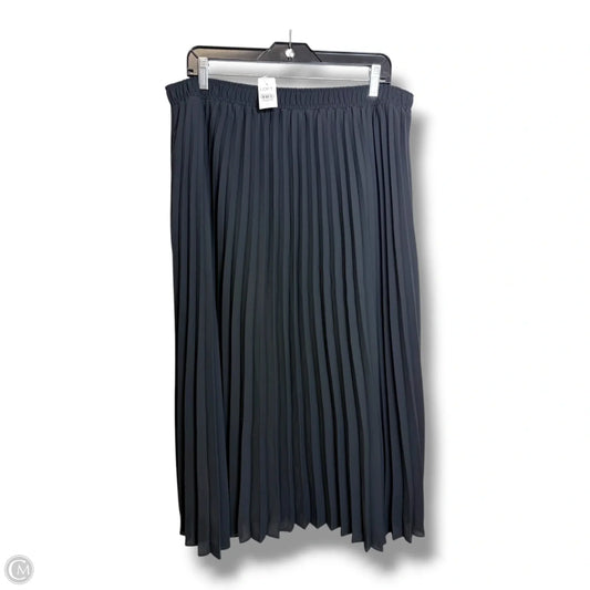 Skirt Maxi By Loft In Black, Size: L