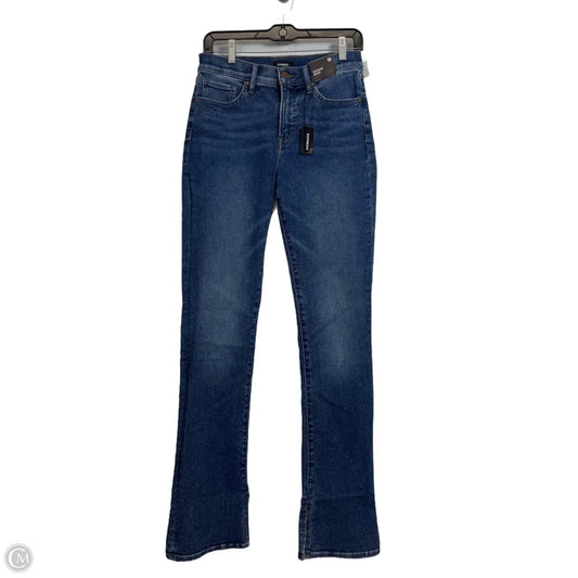 Jeans Boot Cut By Express In Blue Denim, Size: 6