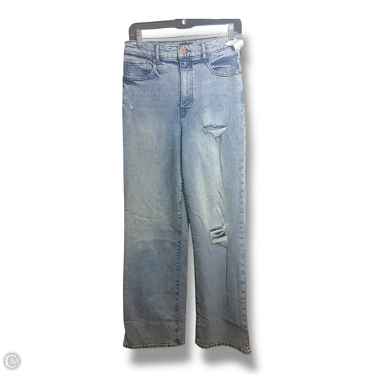 Jeans wide leg By Express In Blue Denim, Size: 6