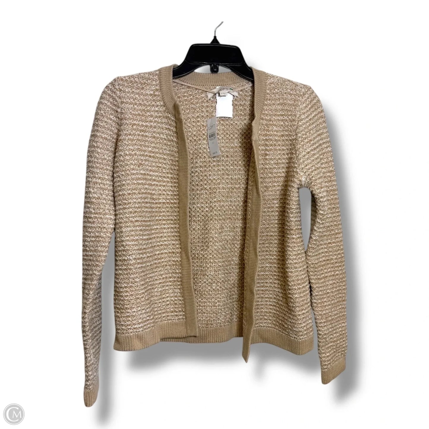 Cardigan By Loft In Tan, Size: Xs