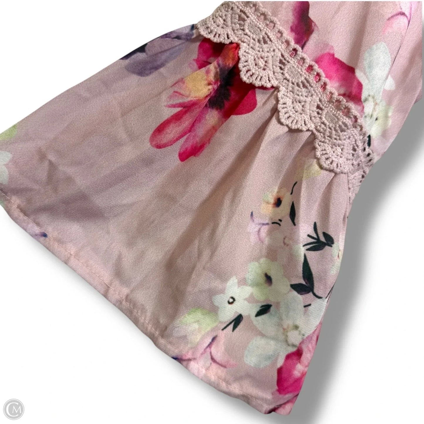 Kimono By Clothes Mentor In Floral Print, Size: M