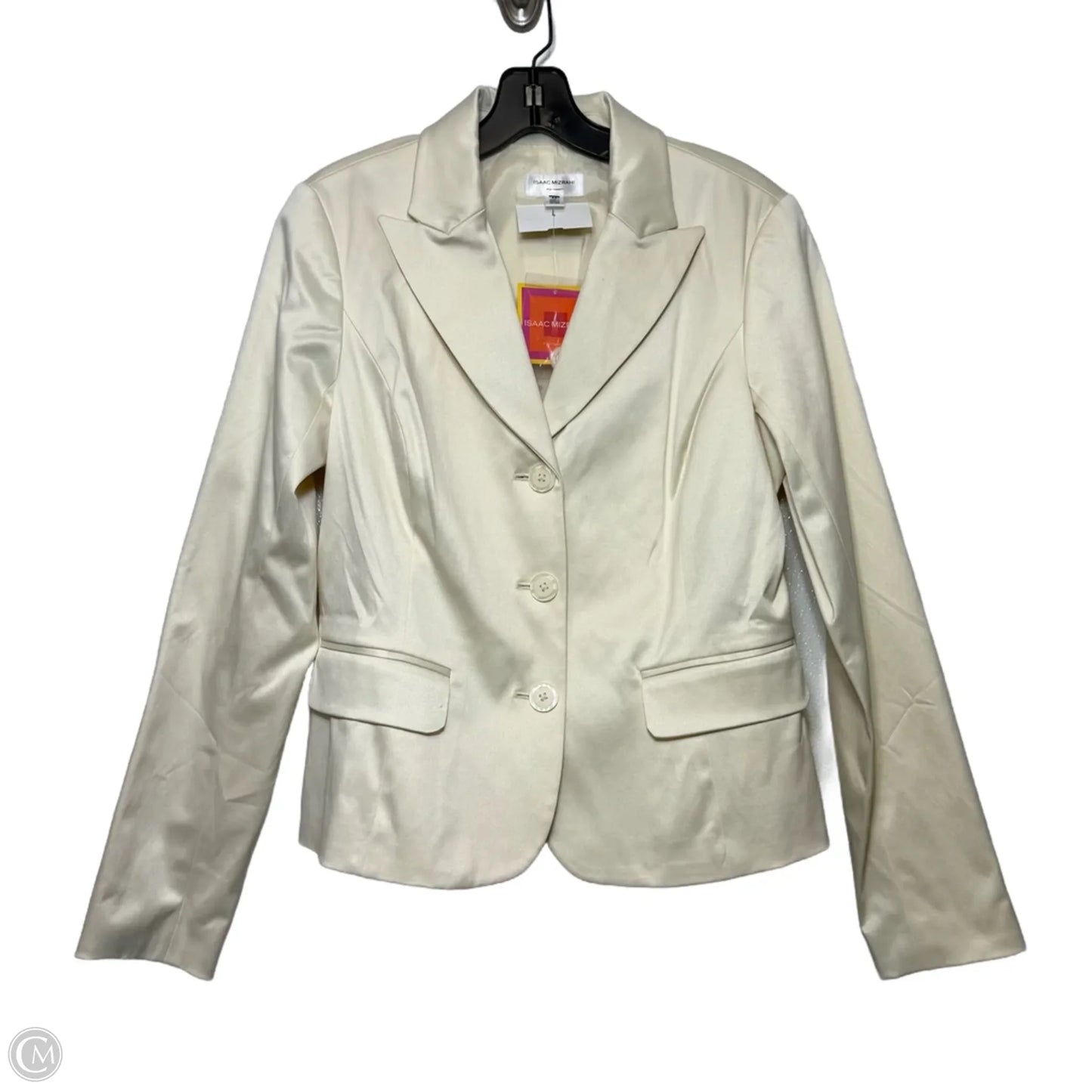 Blazer By Isaac Mizrahi Target In Cream, Size: M
