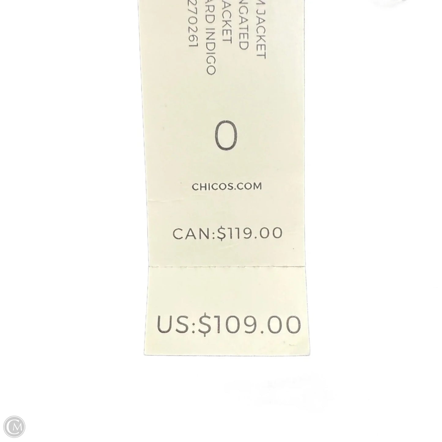 Jacket Denim By Chicos In Blue Denim, Size: S