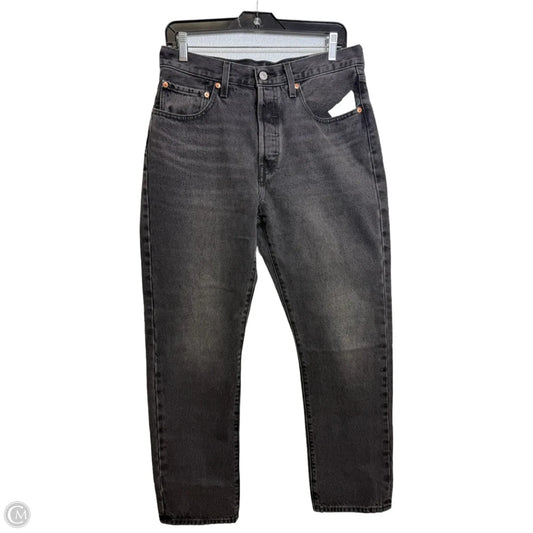 Jeans Straight By Levis In Black, Size: 10