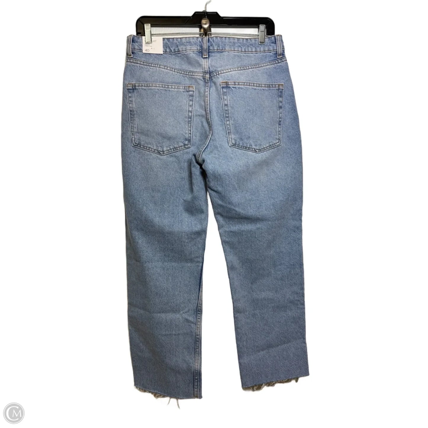 Jeans Straight By Mng In Blue Denim, Size: 8