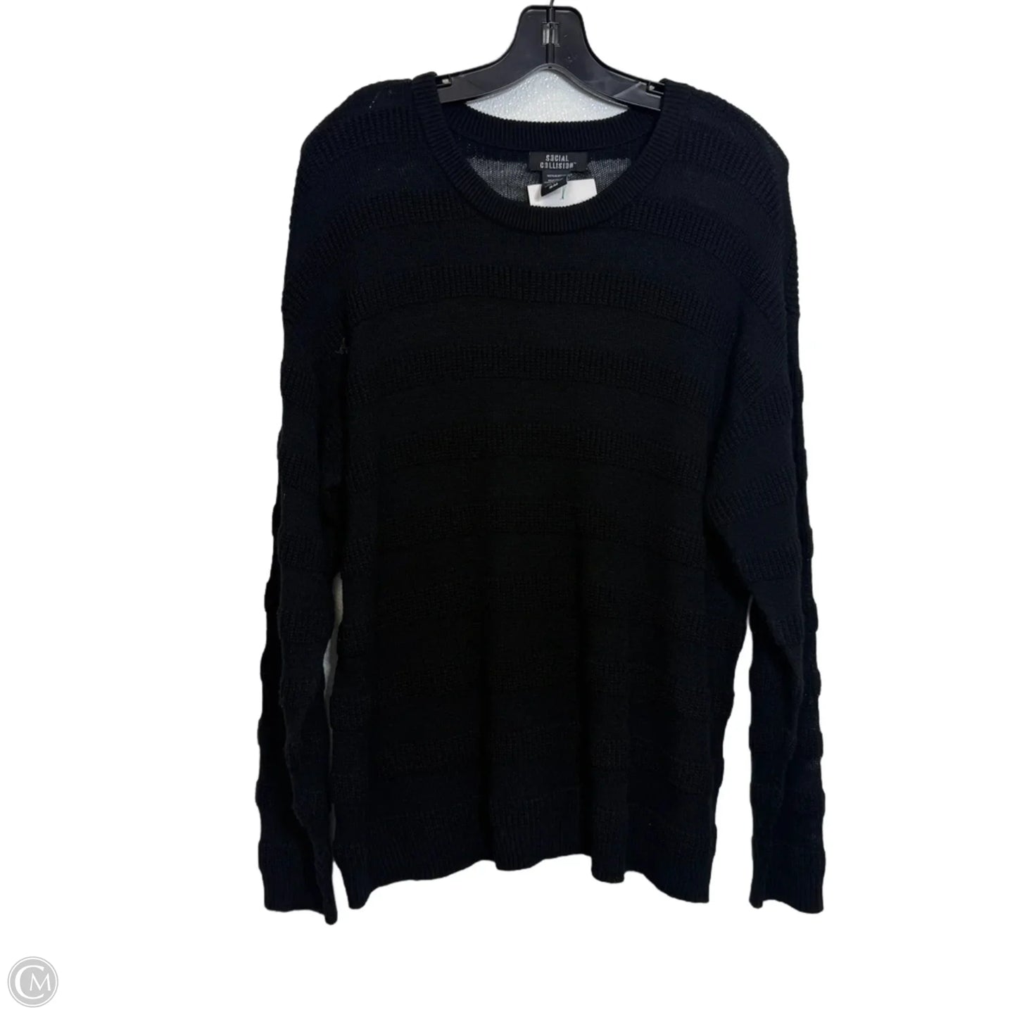 Sweater By Clothes Mentor In Black, Size: S