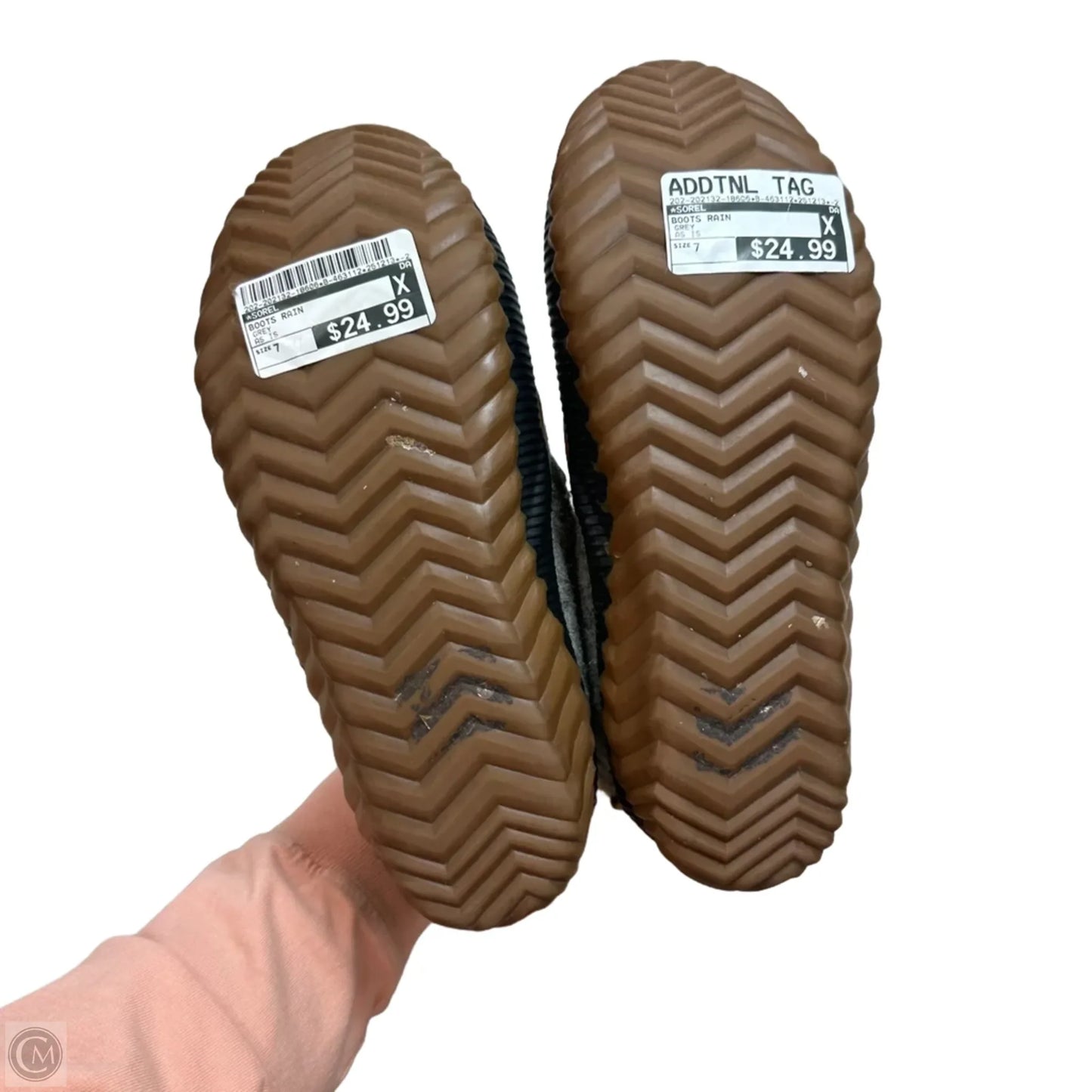 Boots Rain By Sorel In Grey, Size: 7