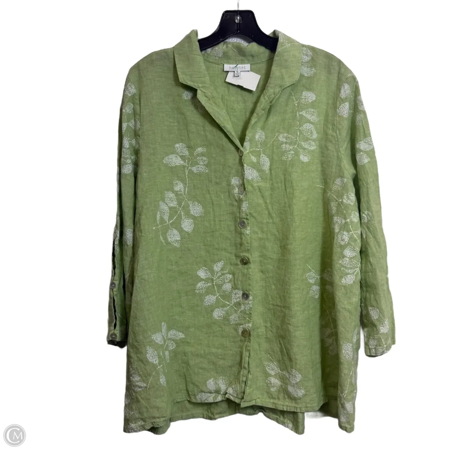 Top Short Sleeve Basic By Clothes Mentor In Green, Size: Xl