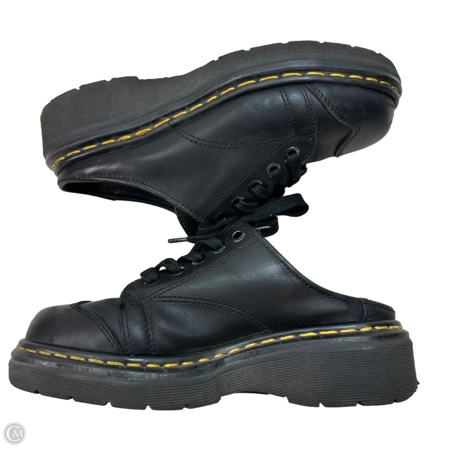 Shoes Flats By Dr Martens In Black, Size: 7