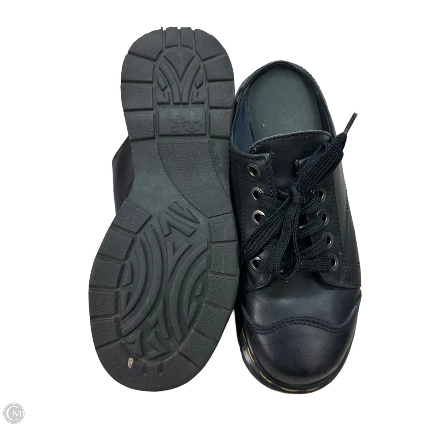 Shoes Flats By Dr Martens In Black, Size: 7