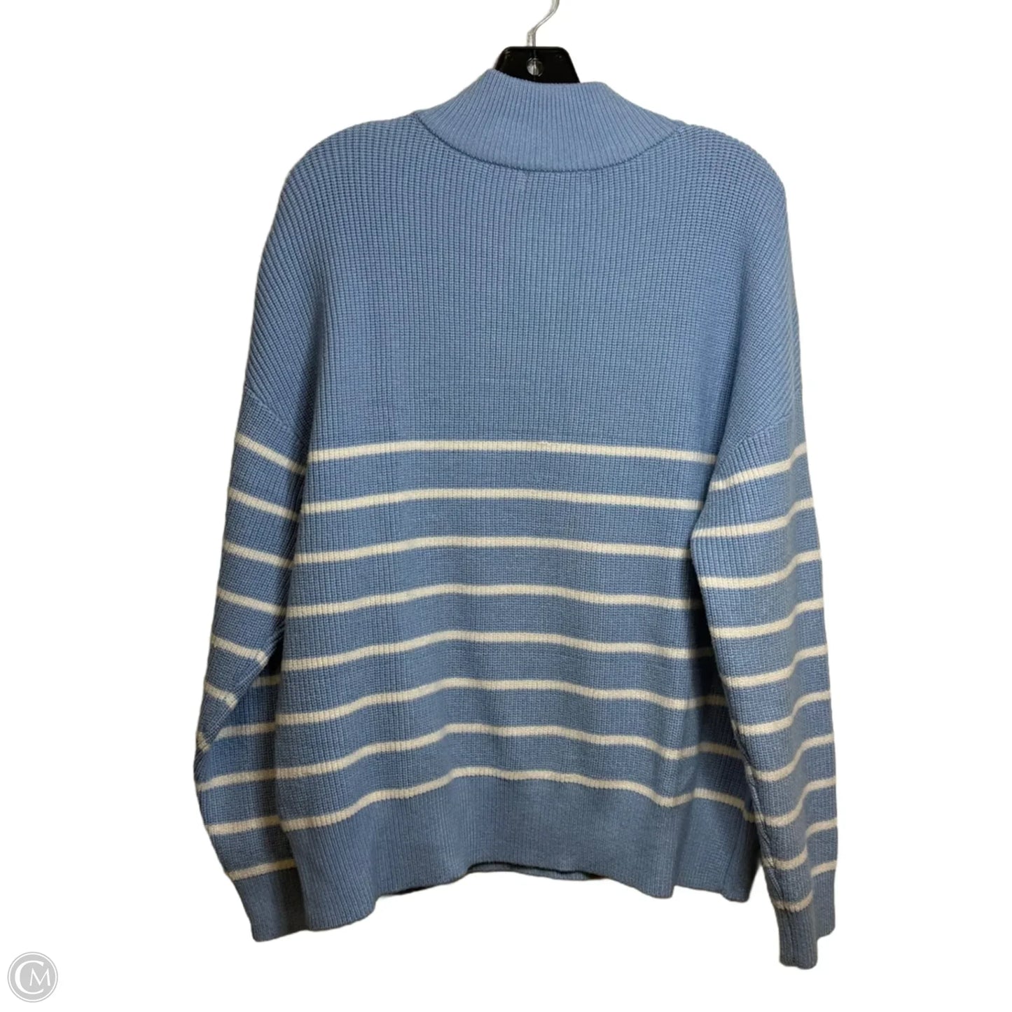 Sweater By Clothes Mentor In Striped Pattern, Size: M