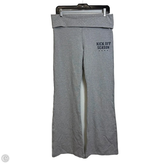 Athletic Leggings By Pink In Silver, Size: L