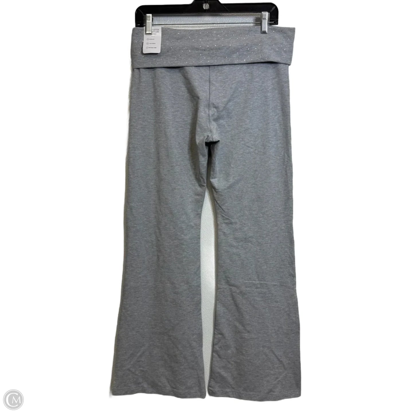 Athletic Leggings By Pink In Silver, Size: L