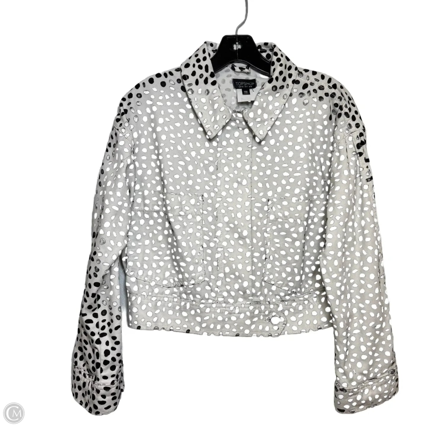 Jacket Other By Top Shop In Polkadot Pattern, Size: 4