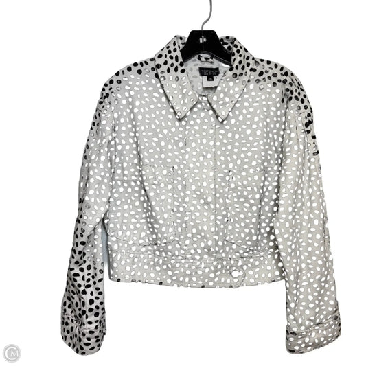 Jacket Other By Top Shop In Polkadot Pattern, Size: 4