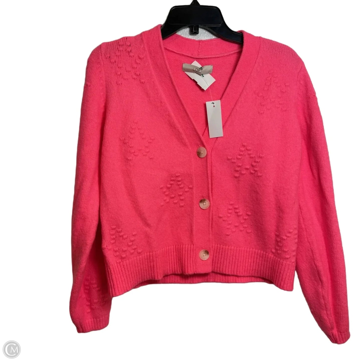 Cardigan By Loft In Pink, Size: S
