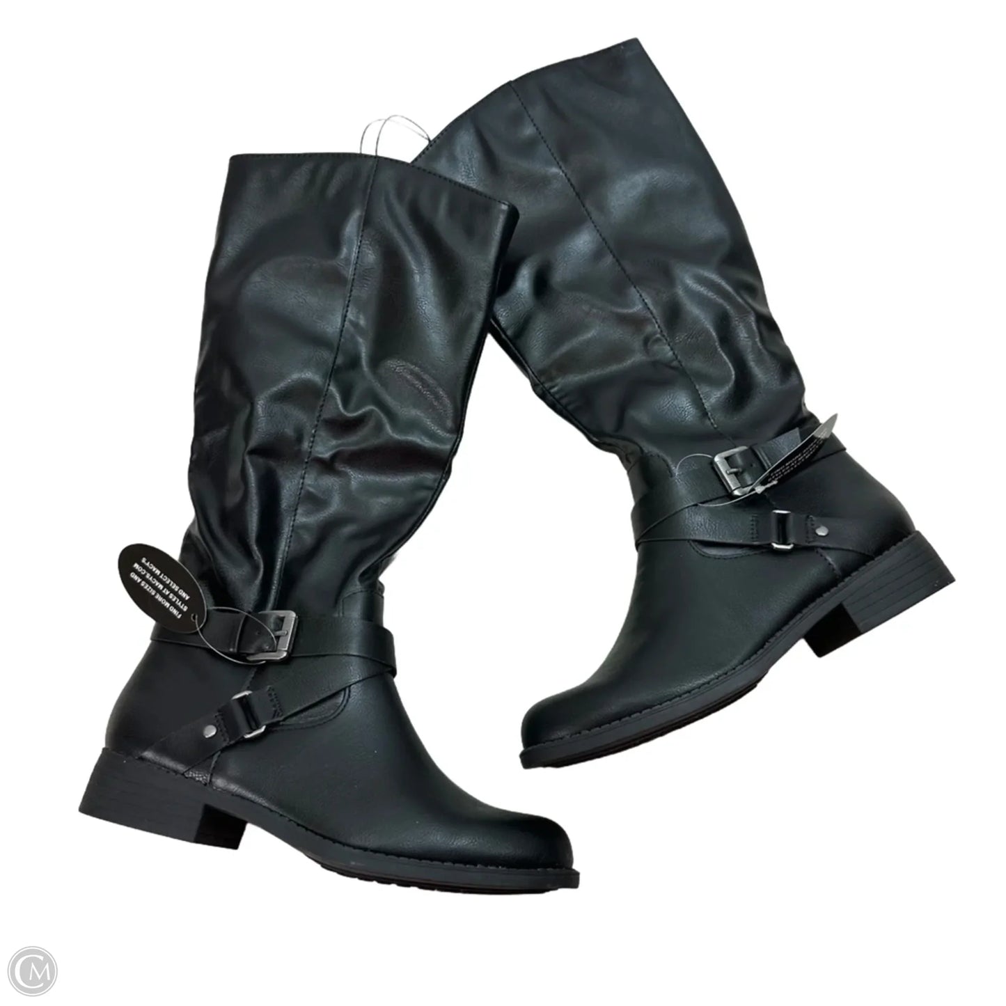 Boots Ankle Flats By Style And Company In Black, Size: 7