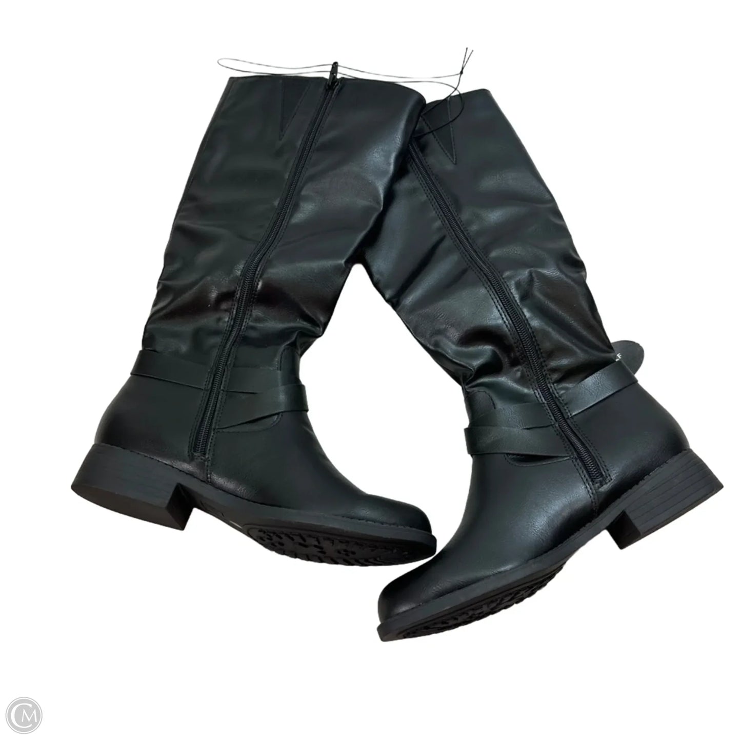 Boots Ankle Flats By Style And Company In Black, Size: 7